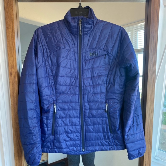 REI Jackets & Blazers - REI Coop Blue Puffer Jacket